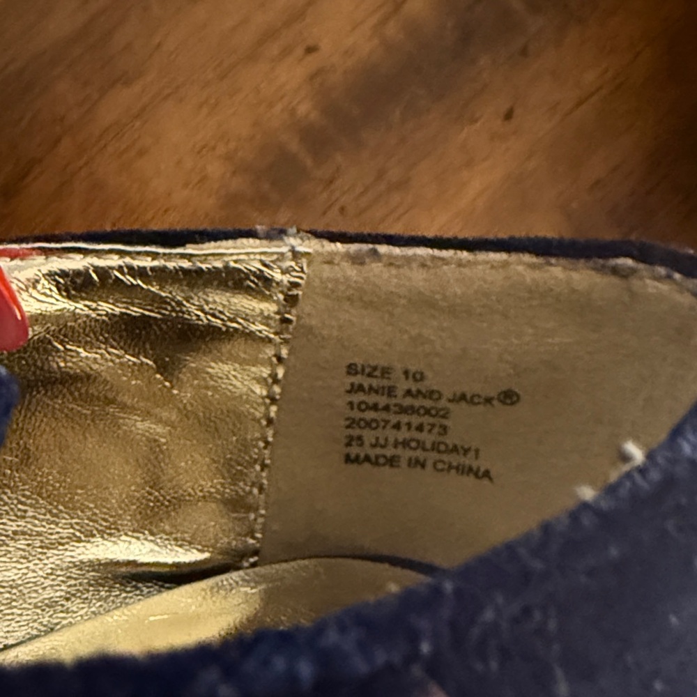 Janie and Jack Velvet Bow Ballet Flat - Picture 6 of 6